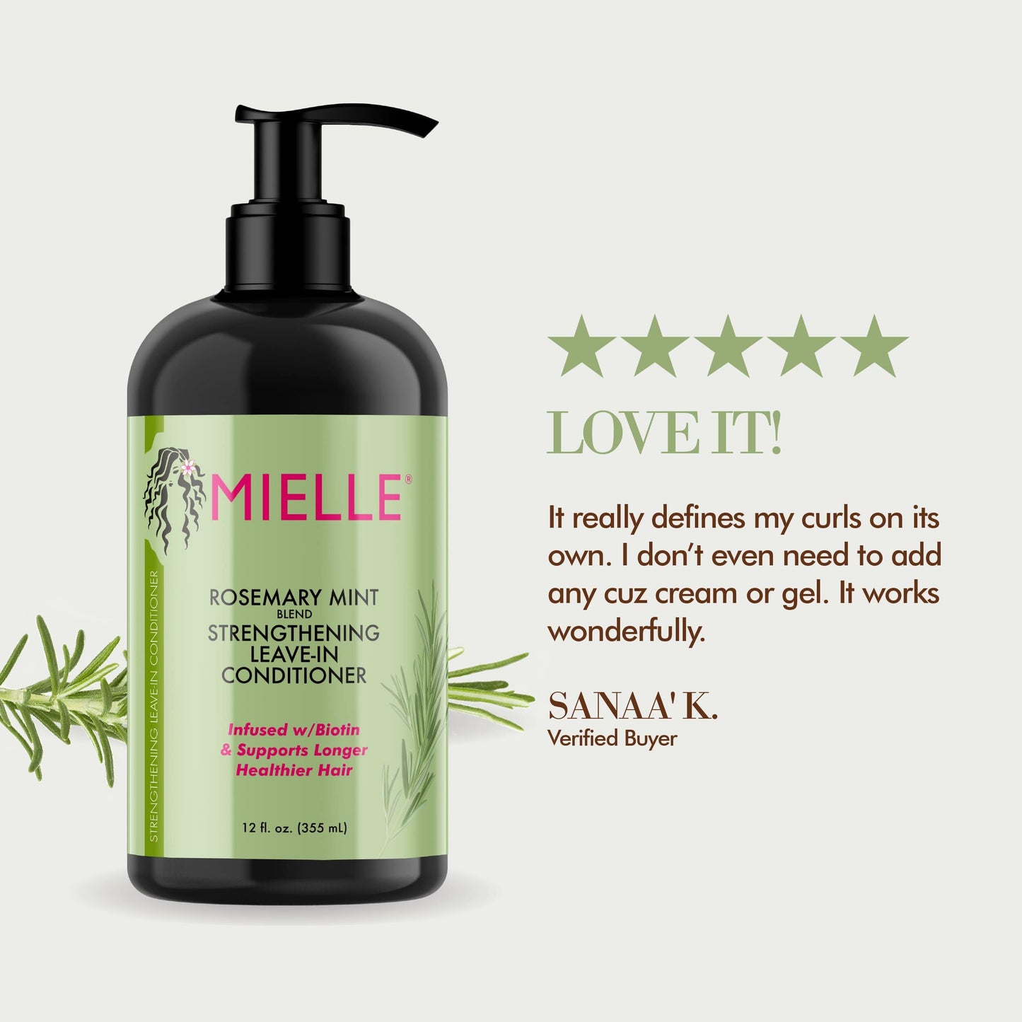 Rosemary Mint Strengthening Leave-In Conditioner